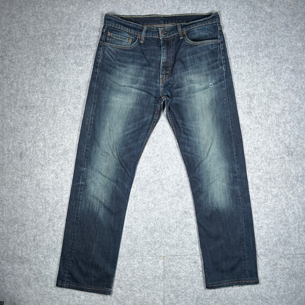 Levi's Denim‎ Jeans Mens 34x34 Blue 504 Regular Straight Leg Casual Workwear